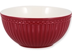 Alice claret red cereal bowl fra GreenGate - Tinashjem